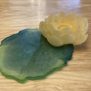 Green-clear-eggshell Lily Pad Natural