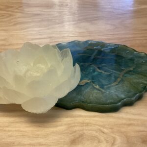 Drk-green-eggshell Lily Pad Naturl