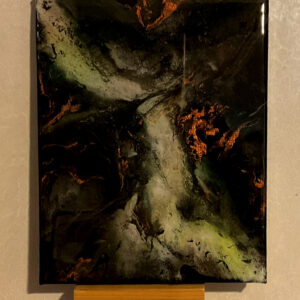 8x10 Black-copper-light-green