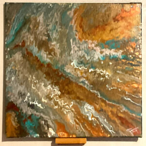 20x20 Brown-sand-teal