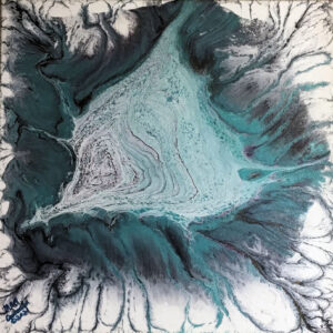 12x12 White-sky-blue-teal-black