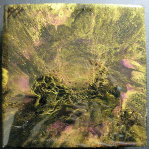 6x6 Tile Pink Dark-green